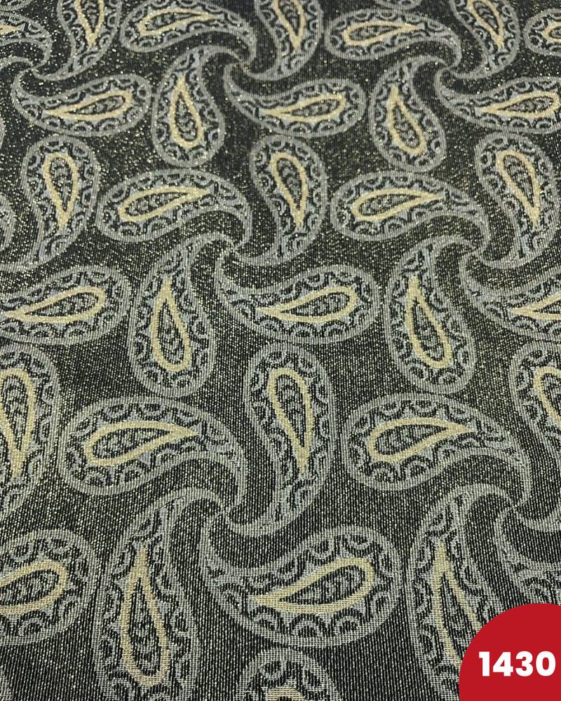 BROCCATO 1430 - ASTRATTO GRIGIO LUREX