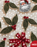 COTONE ARREDAMENTO - 1432 BABBO NATALE FONDO POIS