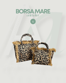 BORSA MARE PANAMA - ANIMALIER 5 FONDO CHIARO