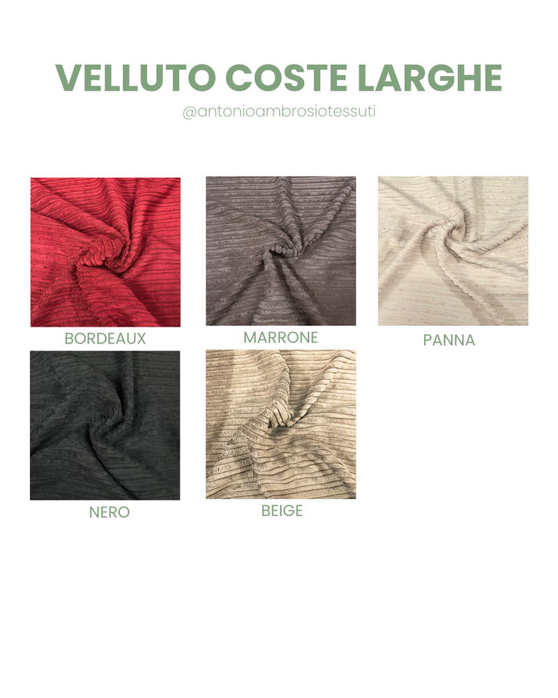 VELLUTO A COSTE LARGHE