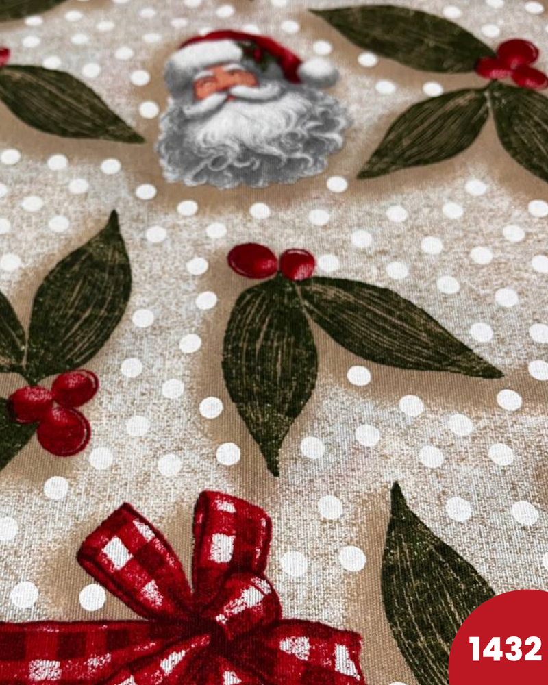 COTONE ARREDAMENTO - 1432 BABBO NATALE FONDO POIS