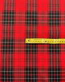 LANETTA SCOZZESE - 43 TARTAN ROSSO/NERO