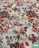 COTONE ARREDAMENTO - 1972 FIORI FONDO BEIGE