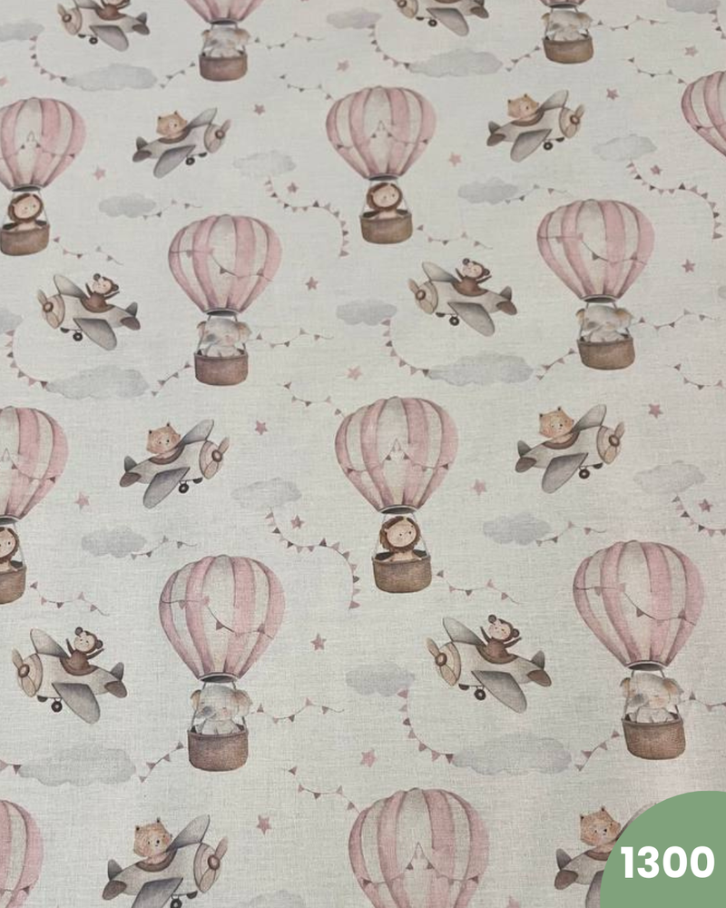 COTONE 100% - 1300 MONGOLFIERA ROSA