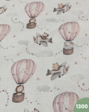 COTONE 100% - 1300 MONGOLFIERA ROSA