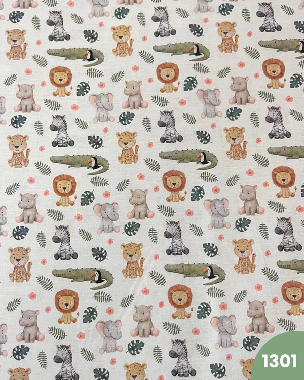 COTONE 100% - 1301 ANIMALI