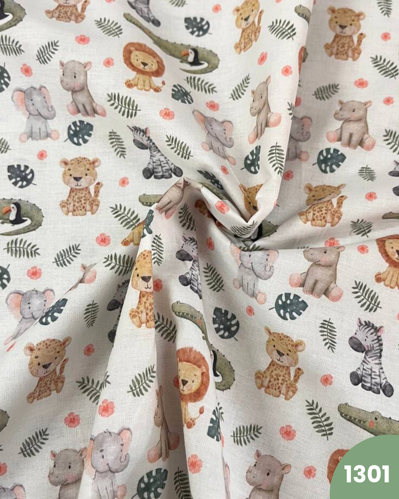 COTONE 100% - 1301 ANIMALI