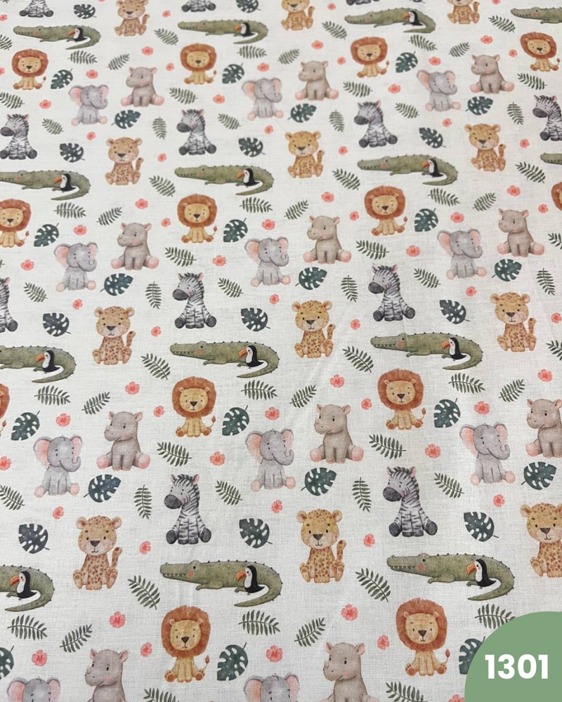 COTONE 100% - 1301 ANIMALI