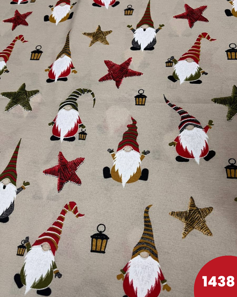 COTONE ARREDAMENTO - 1438 GNOMI FONDO BEIGE