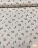 PIQUET DI COTONE - 1791 PELUCHE FONDO QUADRETTI
