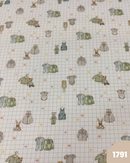 PIQUET DI COTONE - 1791 PELUCHE FONDO QUADRETTI