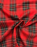 LANETTA SCOZZESE - 43 TARTAN ROSSO/NERO