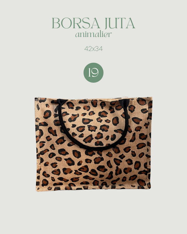 BORSA JUTA ANIMALIER - 19