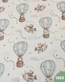 COTONE 100% - 1303 MONGOLFIERA CELESTE