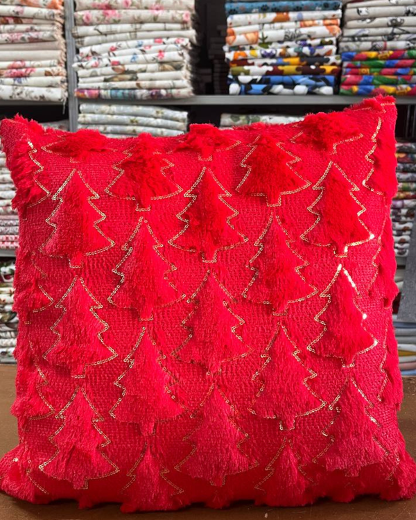 FEDERA NATALIZIA ALBERI IN RILIEVO - ROSSA