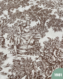 COTONE ARREDAMENTO - 1981 FANTASIA MARRONE FONDO BIANCO