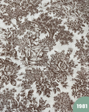 COTONE ARREDAMENTO - 1981 FANTASIA MARRONE FONDO BIANCO