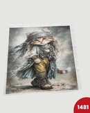 PANNELLO IN VELLUTO - 1481 GATTINA