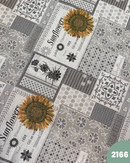 GOBELIN A METRAGGIO - 2166 GIRASOLE GRIGIO
