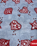 COTONE ARREDAMENTO - 1444 CUORI FONDO CELESTE