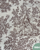 COTONE ARREDAMENTO - 1984 FANTASIA MARRONE FONDO BEIGE