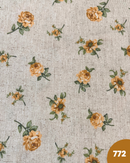 COTONE ARREDAMENTO - 772 FIORI PICCOLI GIALLI