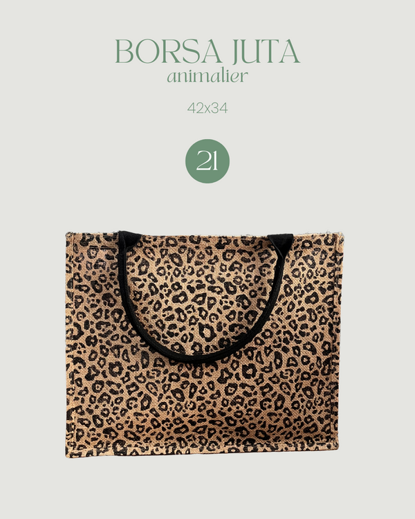 BORSA JUTA ANIMALIER - 21