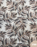 COTONE ARREDAMENTO - 1799 FOGLIE GRIGIE E BEIGE