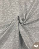 COTONE 100% - 503 SAGOMA FOGLIA CELESTE