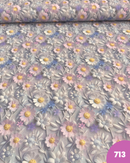 COTONE 100% - 713 FIORI 3D LILLA