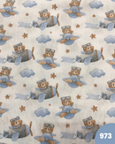 COTONE ARREDAMENTO - 973 ORSETTO AEREOPLANO CELESTE