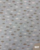 COTONE 100% - 507 NUVOLE FONDO CELESTE