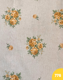 COTONE ARREDAMENTO - 776 FIORI GRANDI GIALLI