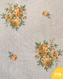 COTONE ARREDAMENTO - 776 FIORI GRANDI GIALLI