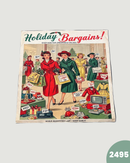 PANNELLO TESSUTO INDEFORMABILE - 2495 FUMETTO NATALE