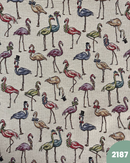 GOBELIN A METRAGGIO - 2187 FENICOTTERI FONDO CHIARO