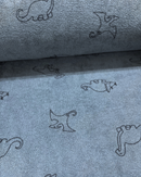 MICROSPUGNA DI COTONE - ANIMALI VARI COLORI