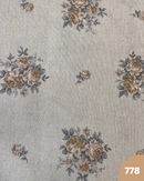 COTONE ARREDAMENTO - 778 FIORI GRANDI BEIGE