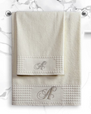 SET ASCIUGAMANI + OSPITE CON RICAMO