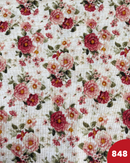 COTONE ARREDAMENTO - 848 FIORI PICCOLI BORDEAUX