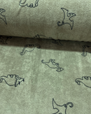 MICROSPUGNA DI COTONE - ANIMALI VARI COLORI