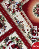 COORDINATO GOBELIN - 1504 BABBO NATALE CENTROTAVOLA + 2 FEDERE