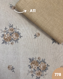 COTONE ARREDAMENTO - 778 FIORI GRANDI BEIGE