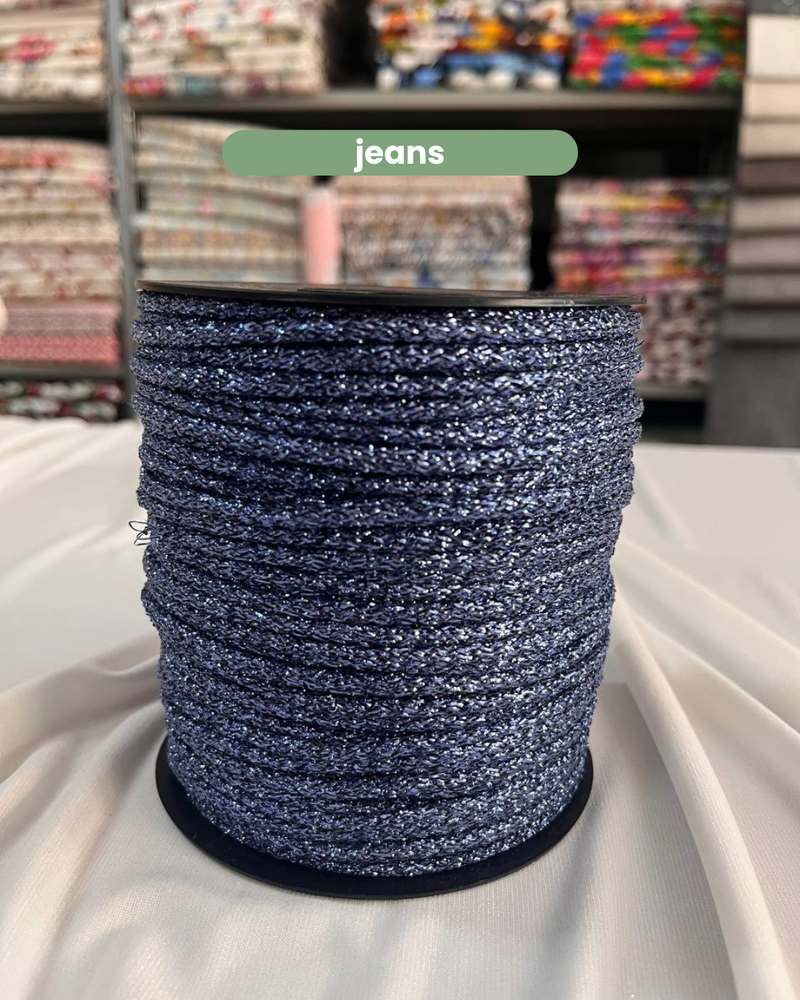 CORDINO LUREX PER BORSE - TINTA UNITA