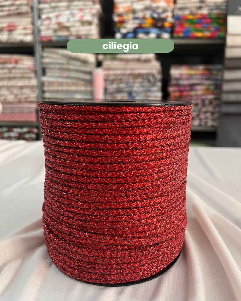 CORDINO LUREX PER BORSE - TINTA UNITA