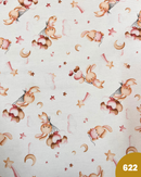 PIQUET DI COTONE - 622 CONIGLIETTO PALLONCINI ROSA