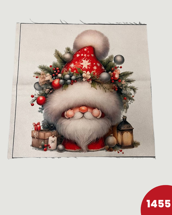 PANNELLO TESSUTO INDEFORMABILE - 1455 GNOMO BABBO NATALE