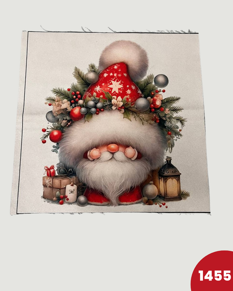 PANNELLO TESSUTO INDEFORMABILE - 1455 GNOMO BABBO NATALE