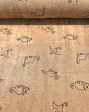 MICROSPUGNA DI COTONE - ANIMALI VARI COLORI