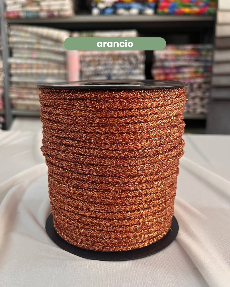 CORDINO LUREX PER BORSE - TINTA UNITA